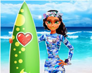Tina surfer girl HTML5 jtk